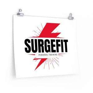 SURGEFIT LIGHTNING BOLT - Matte Horizontal Premium Poster