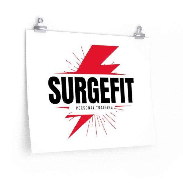 SURGEFIT LIGHTNING BOLT - Matte Horizontal Premium Poster